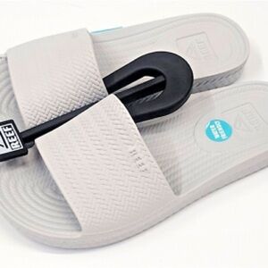 Reef Light Gray Slide Sandals